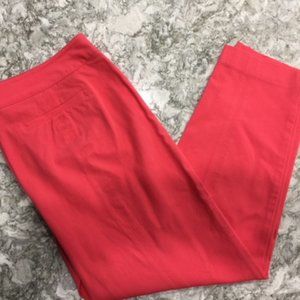 Cache -Women's Ankle Pants, Coral